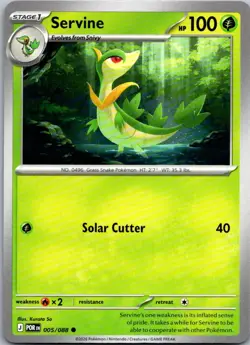 Servine 005/088 Common Perfect Order Pokemon Near Mint - Image 1