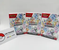 Pokemon Scarlet & Violet Prismatic Evolutions Booster Bundle - SEALED LOT OF 3** - Image 1