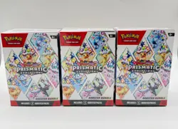 Pokemon Scarlet & Violet Prismatic Evolutions Booster Bundle - SEALED LOT OF 3** - Image 2