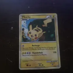 Pikachu HGSS03 Heartgold & Soulsilver 2010 Black Star Promo Holo Rare Pokemon - Image 1