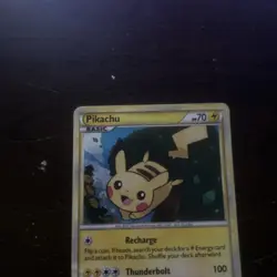 Pikachu HGSS03 Heartgold & Soulsilver 2010 Black Star Promo Holo Rare Pokemon - Image 2