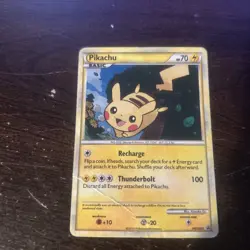 Pikachu HGSS03 Heartgold & Soulsilver 2010 Black Star Promo Holo Rare Pokemon - Image 3
