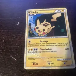 Pikachu HGSS03 Heartgold & Soulsilver 2010 Black Star Promo Holo Rare Pokemon - Image 4