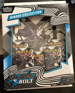 Pokemon TCG Scarlet & Violet Black Bolt Binder Collection (English) Zekrom New - Image 1