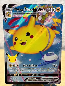 Celebrations Flying Pikachu VMAX 007/025 Holo VMAX Rare Pokemon NM/M - Image 1