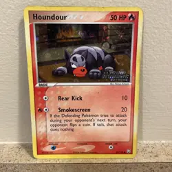 Houndour - 59/109 Reverse Holo EX Team Rocket Returns Stamp - Pokemon 2004 - HP - Image 1