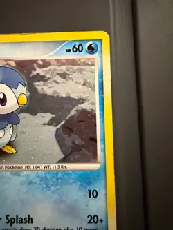 Piplup 93/130 - Cosmos Holo- Pokemon Diamond & Pearl W/ Swirl - Image 5