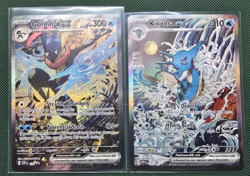 Pokemon TCG - Shrouded Fable Promo Greninja and Kingdra NM-M - Image 1