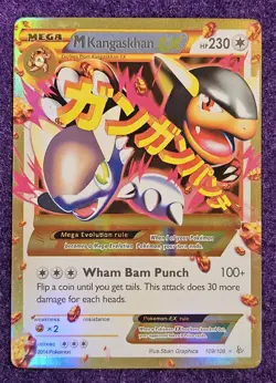 Pokemon - M Kangaskhan EX (109 Secret Rare) 109/106 Flashfire Holo - Image 1