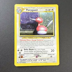 Pokemon Porygon2 12/64 Neo Revelation 2000 Stage 1 70 HP Rare Holo English - Image 1