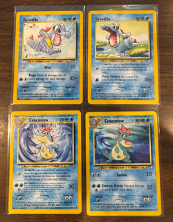 Croconaw Totodile NM Neo Genesis 32 80/111 Pokemon TCG Regular lot of 4 - Image 1