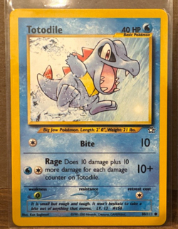 Croconaw Totodile NM Neo Genesis 32 80/111 Pokemon TCG Regular lot of 4 - Image 5