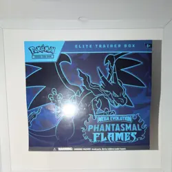 Pokemon TCG Mega Evolution Phantasmal Flames ETB Sealed Box, Heavy GODPACKU - Image 1