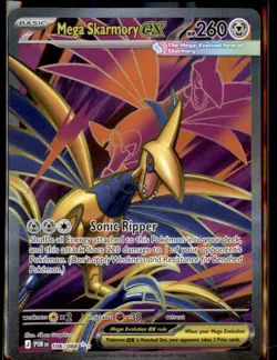 Mega Skarmory ex 106/088 Ultra Rare Perfect Order Pokemon Near Mint - Image 1