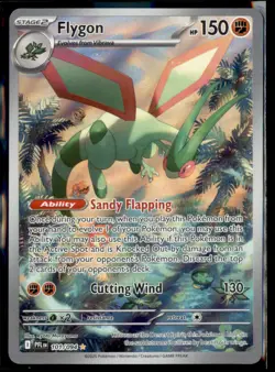 Flygon 101/094 Illustration Rare Phantasmal Flames Pokemon Near Mint - Image 1