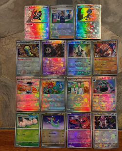 Pokemon TCG Prismatic Evolutions Reverse Holo Pokeball Lot (15) - Image 1