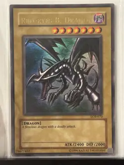 Yu-Gi-Oh! Red-Eyes B. Dragon LOB-070 Legend of Blue Eyes Ultra Rare Unlimited - Image 1