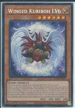 Yugioh! Winged Kuriboh LV6 - BLTR-EN001 - Secret Rare - 1st Edition Near Mint, E - Image 1