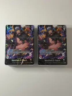 Starter Deck 27: BLACK Marshall.D.Teach ST27 One Piece TCG OP11 TWO Sealed Decks - Image 1