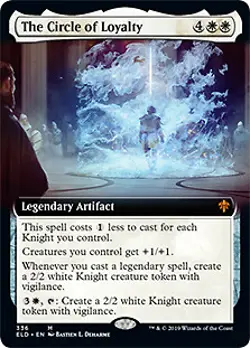 The Circle of Loyalty (Extended Art) Throne of Eldraine NM CARD ABUGames - Image 1