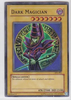 JP1) Yugioh - Konami - Yu-Gi-Uh! - Dark Magician - SYE-001 - Trading Card - Image 5