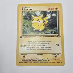 MINT 1st Edition Pikachu 60/64 | Jungle | Perfect Centering | Pokemon Card Game - Image 2