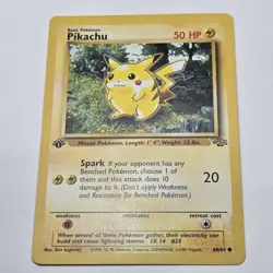 MINT 1st Edition Pikachu 60/64 | Jungle | Perfect Centering | Pokemon Card Game - Image 3