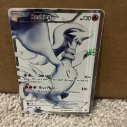 Reshiram #113/114 - Black and White - Ultra Rare Full Art Pokemon Card MP - Image 2