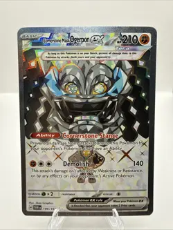 Cornerstone Mask Ogerpon EX 199/167 Full Art NM/M Masquerade Pokemon Card - Image 1