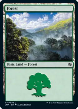 Forest (71) Jumpstart NM Basic Land MAGIC THE GATHERING MTG CARD ABUGames - Image 1