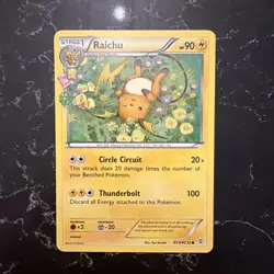 Pokemon TCG Raichu RC9/RC32 Generations Radiant Collection MP Common Card - Image 1