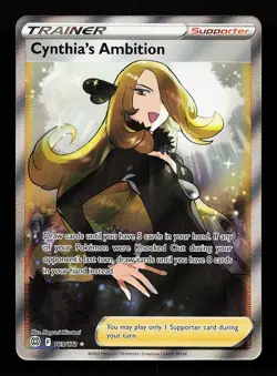Cynthia's Ambition 169/172 Ultra Rare Brilliant Stars Pokemon Card - Image 1