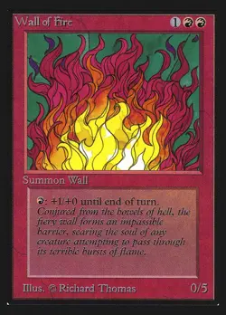Wall of Fire (Not Tournament Legal) Collectors' Edition MINT CARD ABUGames - Image 1