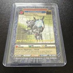 Metaltyrannomon Bandai Digimon Card BO-145 Gold Stamp NM Vintage Rare - Image 1