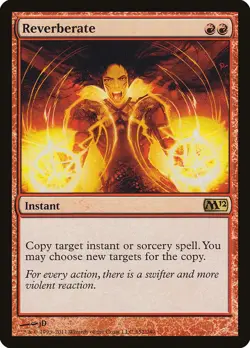 Reverberate Magic 2012 / M12 MINT Red Rare MAGIC THE GATHERING MTG CARD ABUGames - Image 1
