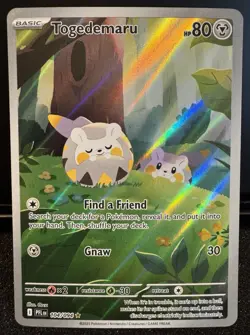Pokemon TCG Togedemaru Illustration Rare Card 104/094 Holo - Image 1