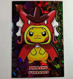 Pikachu Gyarados Poncho Rainbow Holo Pokemon Rocket Card Database - Image 1