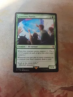 Generous Patron Commander Final Fantasy MTG LP - Image 1