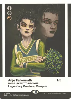 MTG Anje Falkenrath (1874) Non-Foil Full Art M Secret Lair Drop Series NM - Image 1