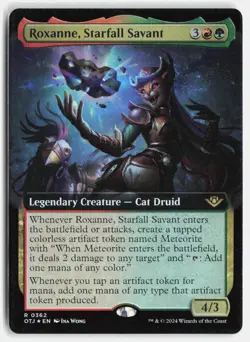 Roxanne, Starfall Savant (Extended Art) #362 (Foil) NM Thunder Junction - Image 1