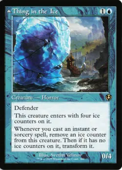 Thing in the Ice (Retro Frame) 460 INR Innistrad Remastered NM - Image 1