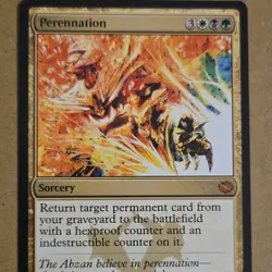 Magic: The Gathering Perennation Sorcery White Black Green Regular English - Image 1