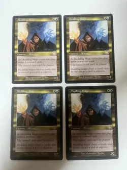 MTG Planeshift Meddling Mage Nm X4 - Image 1