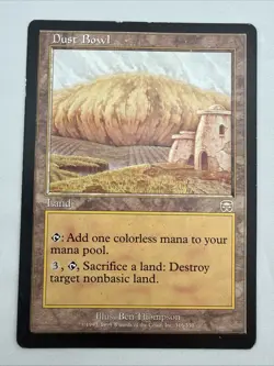 Dust Bowl x1 MTG Mercadian Masques 1x Magic Fair Heavy Play HP - Image 1