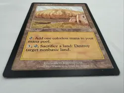Dust Bowl x1 MTG Mercadian Masques 1x Magic Fair Heavy Play HP - Image 2
