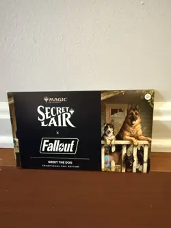 MTG Secret Lair Fallout: Greet the Dog - Traditional Foil Edition - New/Sealed - Image 1
