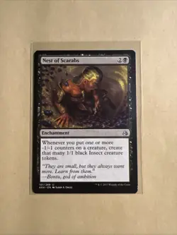 MTG Nest of Scarabs AKH 101 U NM Regular - Image 1