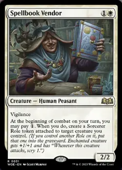 4 x Spellbook Vendor - Wilds of Eldraine - NM-Mint - MTG - Image 1