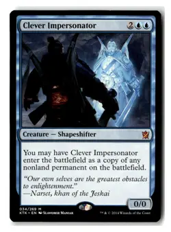 Clever Impersonator M Khans of Tarkir 34 NM - Image 1