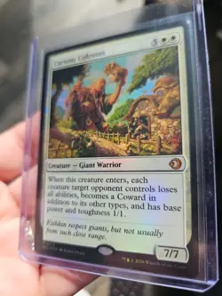 MTG ECL Curious Colossus FOIL 0012 Lorwyn Eclipsed Mythic - Image 2